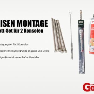 markisen montageset beton 2